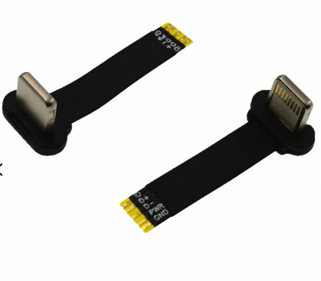 Kabel Datar FPC Ultra Tipis Lembut Tipe C Kabel Pita Datar USB