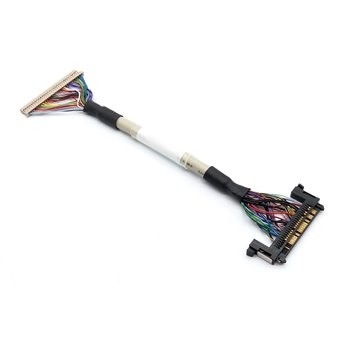 Robotika LVDS Wire Harness 0.8mm Mini Coaxial Shielded Cable Assembly