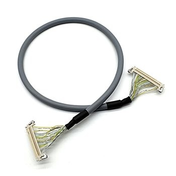 Robotika LVDS Wire Harness 0.8mm Mini Coaxial Shielded Cable Assembly