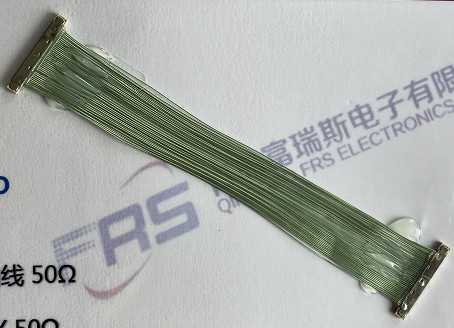 Micro Coax Awg40 30 Pin Sampai 40 Pin Kabel LVDS Rakitan Kawat Perisai Ganda