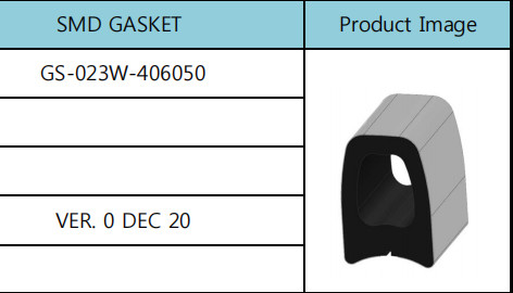 50 Sampai 100 Ohm Fingerstock Gasket 60mm Segel Karet Datar