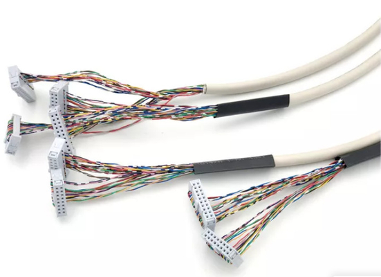 2.54mm FFC Flat Cable 12-64 Pin Flex Ribbon Twist Untuk Layar LCD