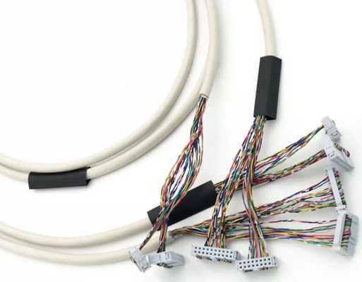 2.54mm FFC Flat Cable 12-64 Pin Flex Ribbon Twist Untuk Layar LCD