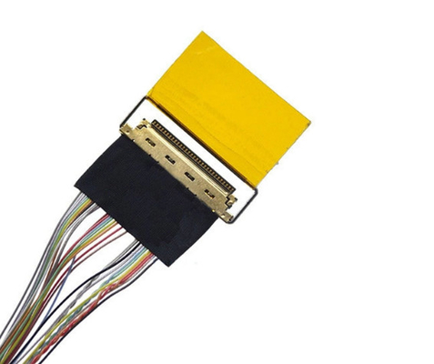 LCD LVDS Wire Harness 240mm 0.5mm Kabel Pemodelan 30 Pin