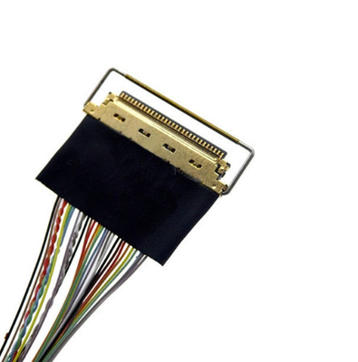 LCD LVDS Wire Harness 240mm 0.5mm Kabel Pemodelan 30 Pin