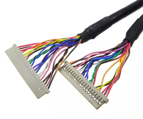 Layar Laptop Kabel LVDS 0.3mm LVDS 30AWG 20 Pin