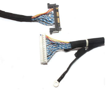 Laptop LVDS Wire Harness Konektor Kabel JAE 0.5mm Tahan Lama