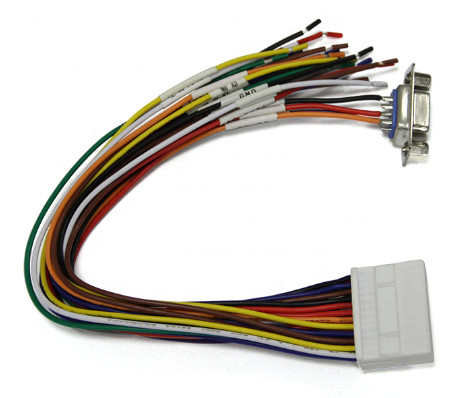 Lvds 430mm Robot Harness Single Shield Cable Assembly Power Untuk Kontrol Industri