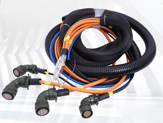 6 Axis Robot Wiring Harness 200mm, 50 Core Body Wiring Harness Untuk Tumpukan Pengisian Energi Baru