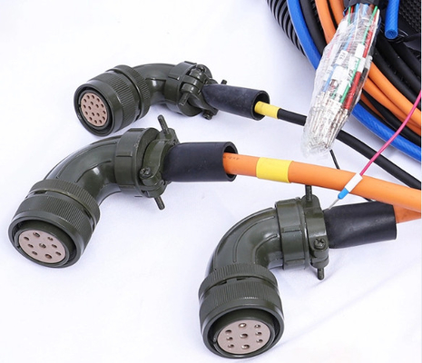 6 Axis Robot Wiring Harness 200mm, 50 Core Body Wiring Harness Untuk Tumpukan Pengisian Energi Baru