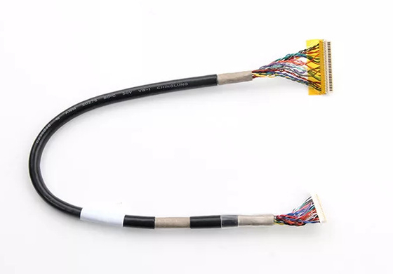 JST PVC RF Coaxial Cable Rakitan Kawat Setara Untuk Medis