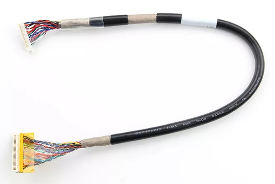 JST PVC RF Coaxial Cable Rakitan Kawat Setara Untuk Medis