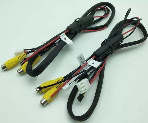 Perakitan Kabel Wanita 18awg Wire Harness MDVR Power Untuk Audio Mobil