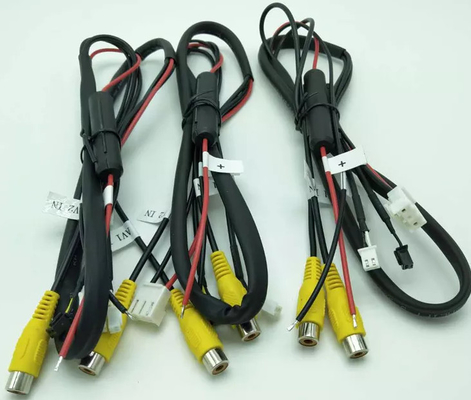 Perakitan Kabel Wanita 18awg Wire Harness MDVR Power Untuk Audio Mobil