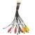 Navigasi 20 Pin Power Wire Harness 200mm Kabel Perakitan Daya Listrik Untuk Mobil