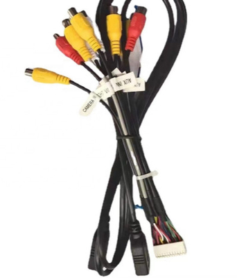 Navigasi 20 Pin Power Wire Harness 200mm Kabel Perakitan Daya Listrik Untuk Mobil
