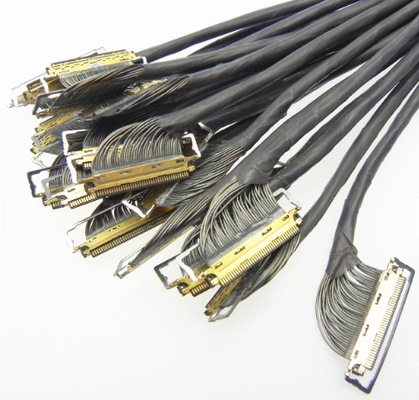 34awg Micro Coaxial Cable 20 Core 380mm Teflon PTFE Wire Assembly