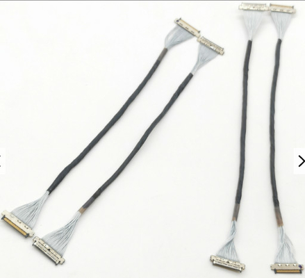 0.4mm Kamera Micro Coax Wire 330mm Kel Cable Untuk Koneksi Pcb