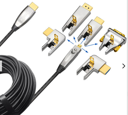 Rakitan Kabel HDMI 48gps 20 Hingga 100ft 8k Hdmi Fiber Optic