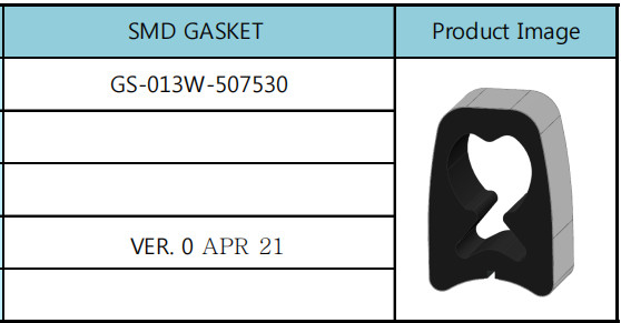 30mm Ring SMD Gasket Bergelombang Datar O Untuk Produksi Listrik