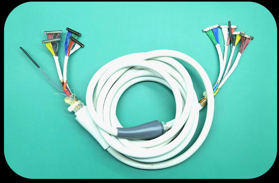 Mesin ultrasound Medical Wire Harness Rakitan Kabel Koaksial Otomotif Padat